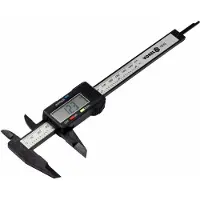 VOREL Digitale schuifmaat 150 mm / 0,01 mm Carbon 15113
