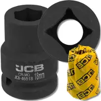 Jonnesway Slagdopp 3/4" 18mm 6-kant Cr-Mi