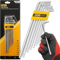 JCB - TORX L Sleutelset met Gat - Lange Arm - CrV Staal