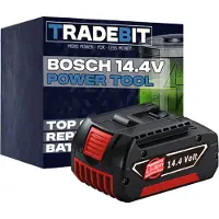 Tradebit Accu voor Bosch elektrisch gereedschap, 14,4V, PowerTool, 57,6Wh, 4,0Ah, lithium-ion