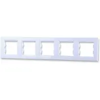 Schneider Electric Asfora Afdekraam-5V - Wit