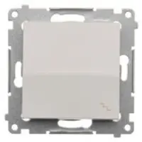Kontakt-Simon Contactdoos Simon DW5.01/11, kunststof, wit, IP20, IP44, 250 V, 10 A, 75 mm