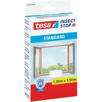 TESA - Standaard Muggenhor voor Ramen - 1,3 x 1,5m - Wit - Zelfklevend