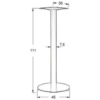 Stema SH-5001 Serie - Metalen Tafelonderstel - Ø 45 cm