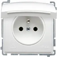 Kontakt-Simon Contactdoos Simon BMGZ1B.01/11, wit, kunststof, IP44, 250 V, 75 mm, 50 mm