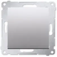 Kontakt-Simon Contactdoos Simon DW1.01/43, kunststof, zilverkleurig, IP20, IP44, 250 V, 10 A, 75 mm