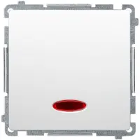 Kontakt-Simon Contactdoos Simon BMW1L.01/11, kunststof, wit, IP20, IP44, 250 V, 10 A, 75 mm