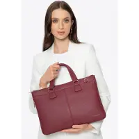 WITTCHEN Dames 14, 5" Laptoptas in Imitatieleer Burgundy Eco-leer
