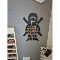 Moliland - Wandrek - 31 Minifiguurtjes - Ninja vorm - Zwart