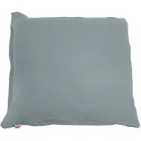 MULTITEX Donzige Kussensloop Muslin Donkergrijs 40x40cm met Rits