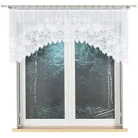 Markizeta Demetria - Jacquard Gordijn - 250x80 cm - Subtiel Ontwerp - Wit