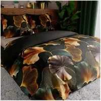 MARKIZETA HOME Mariset Katoen Satijn Beddengoed 220x200cm - Ginkgo Bladeren