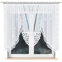 Markizeta Rozalia Serie - Kant-en-klare Jacquard Gordijn - 250x140 cm - Klassiek - Wit