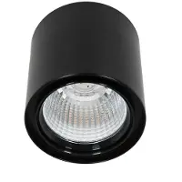 ITALUX LED inbouwspot 40W Luna zwart, 3800 lumen, model WG-706R/BK-WW/70