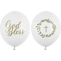Party Deco - ballonnen - God Bless (50 stuks)