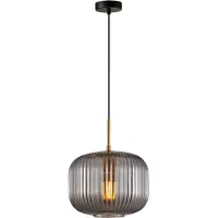 ITALUX Gavino PND-26476-1-BRO-SG, hanglamp van
