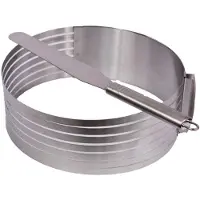 Brunbeste - Reverze Bakvorm - RVS - Verstelbaar - 26-30cm - Inclusief Mes