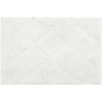 MDM Chic 2 Katoenen Badmat 50x70 cm - Wit
