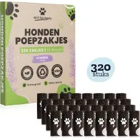 R2B All 4 Pets Supply Hondenpoepzakjes 100% Biologisch Afbreekbaar - 320 stuks