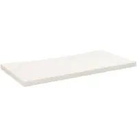 vidaXL Bureaublad 80x40x2,5 cm massief grenenhout wit
