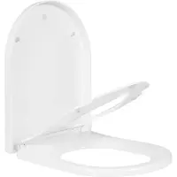 Saqu Touch Double toiletbril met kinderzitje, softclose en quickrelease 33,1x45,4 x4,7cm wit