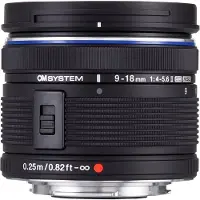 OM SYSTEM M.Zuiko Digital ED 9-18mm f/4-5.6 II Micro Four Thirds Lens