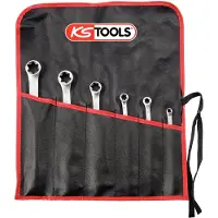 Ks Tools 911.0370 Dubbele ringsleutelset Sleutelbreedte (metrisch) 6 - 24 mm