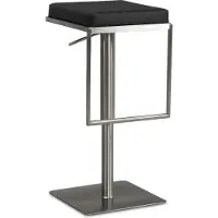 Wohnling Barkruk zwart kunstleer 91 cm - WL6.981