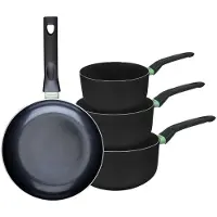 Fackelmann Set van 1 pan van 24 cm en 3 kookpannen van 16, 18 en 20 cm Brandao