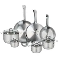 Elo Set van 3 Kookpannen 24, 28 en 32 cm en 4 braadpannen 12, 14, 16 en 20 cm Elo Profi Brillant