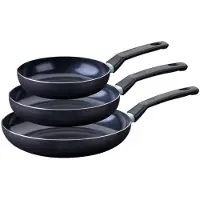 Fackelmann Set van 3 keramische antiaanbakpannen 20, 24 en 28 cm Brandao