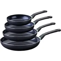 Fackelmann Set van 4 keramische antiaanbakpannen 20, 24, 28 en 30 cm Brandao