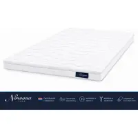 Nirwana bedden - Matrastopper - Traagschuim - 70 x 190 x 6 cm