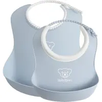 BabyBjörn Lätzchen - 2er-Pack - Pastellblau - - One Size - Lätzchen