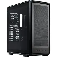 Cooler Master MasterFrame 500 Mesh Bl Midi-tower PC-behuizing Zwart 3 voorgeïnstalleerde ventilators, Zijvenster, Stoffilter