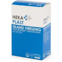 Van Heek Medical Plast Island Dressing with Border Transparent 6 x 10 cm | 50 stuks