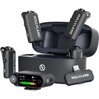 Hollyland - LARK MAX 2 Combo 4-persoonsversie met camera-ontvanger + USB-C-ontvanger