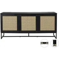 White Label Living Guiji Kast - Tv Meubel - Mat Wit - 120 x 40 x 50 cm