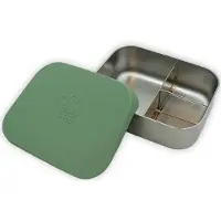 Blafre RVS Lunchtrommel met Siliconen Deksel Groen