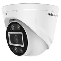 Foscam T8EP 4K UHD Turret Beveiligingscamera – 8MP PoE Camera voor Buiten – Actieve Afschrikking met Sirene en Spotlight – Slimme Detectie – Nachtzicht – IP66 – Wit