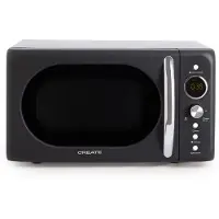Create - Digitale magnetron-grill 900 W - Zwart - MICROWAVE RETRO