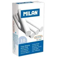 Milan Schoolbordkrijt 8 Cm Wit 10 Stuks