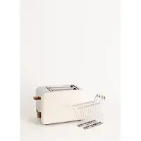 Create - Pack TOAST RETRO Klein Broodrooster voor breed brood + SET VAN 2 TOSTIKLEMMEN om Sandwiches