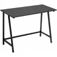 Begryf - Bureau - zwart - 100 x 50 x 75 cm - MDF en metaal