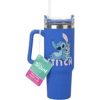 Paladone Reismok Xl Stitch 900ml Met Rietje Blauw (pp14794ls)