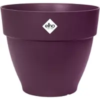 Elho Vibia Campana Rond 30 - Bloempot voor Buiten met Afwateringsgaten - 100% Gerecycled Plastic - Ø 29.8 x H 25.8 cm - Esdoorn paars