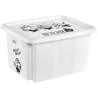 Keeeper opbergbox Karolina Minions Bello, 15 liter, wit, 38x29,5x20,5 cm