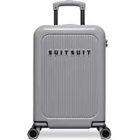 Suitsuit Handbagage Koffer 55x35x20 cm - Koffer - Trolley Handbagage - TSA Slot - Reiskoffer - 27L - Caretta - Titanium Grey