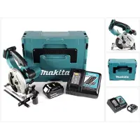 Makita DSS 501 RG1J 18V 136 mm Li-ion accu handcirkelzaag in Makpac + 1x 6,0 Ah accu + oplader