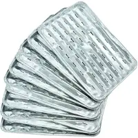 Fackelmann Set van 20 aluminium bakjes 34 x 23 cm